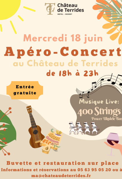 Affiche apéro concert Affiche apéro concert