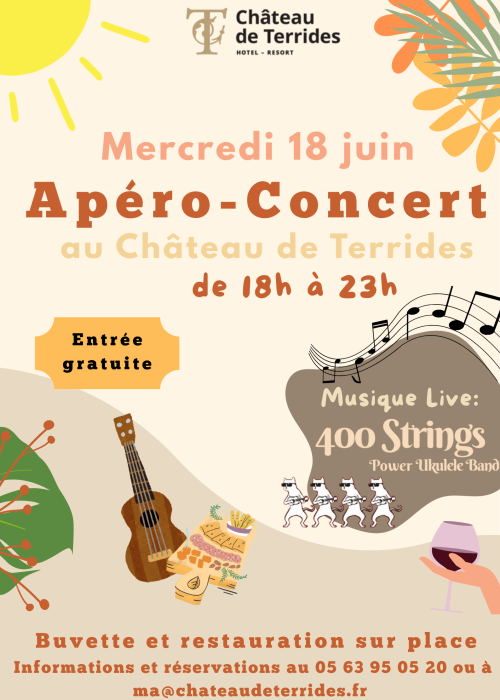 Affiche apéro concert