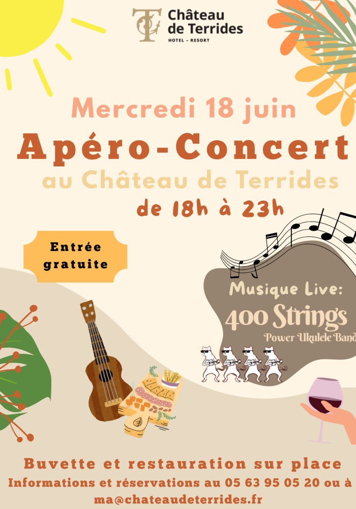 Affiche apéro concert